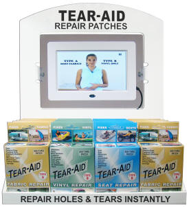 Tear-Aid D-KIT-B02-100 Vinyl Seat Repair Kit, B, Clear