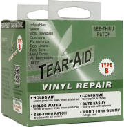 Tear-Aid Repairs Patch Roll Kit for Type A Fabrics (2 Pack) Size: 2Pack  Model
