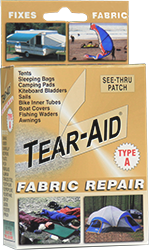 see-thru fabric repair patches