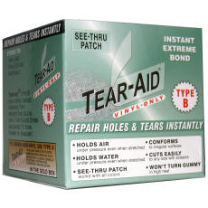 Tear Aid Type A Roll and Type B Roll - 30 patch repair
